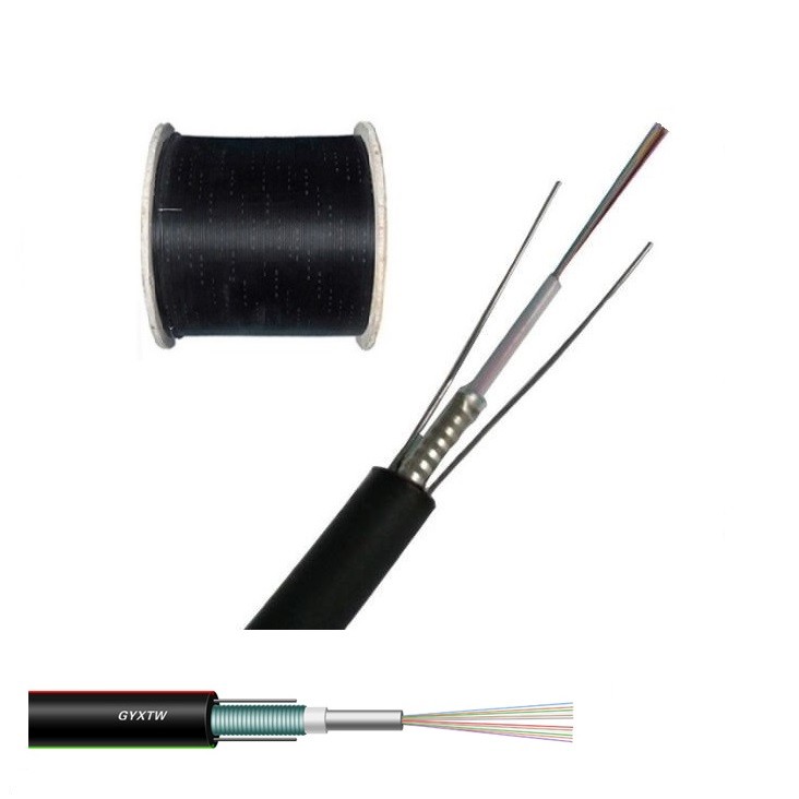 GYTY53 GYXTW53 Fiber Optical Cable 4 Core Direct Buried Duct Anti Mouse Biting