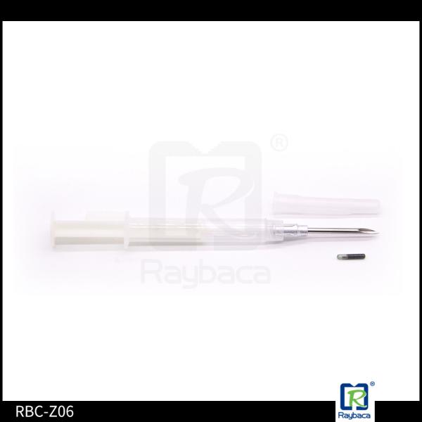 Zero Exclusion Rfid Syringe , Dog Tracker Implant animal identification