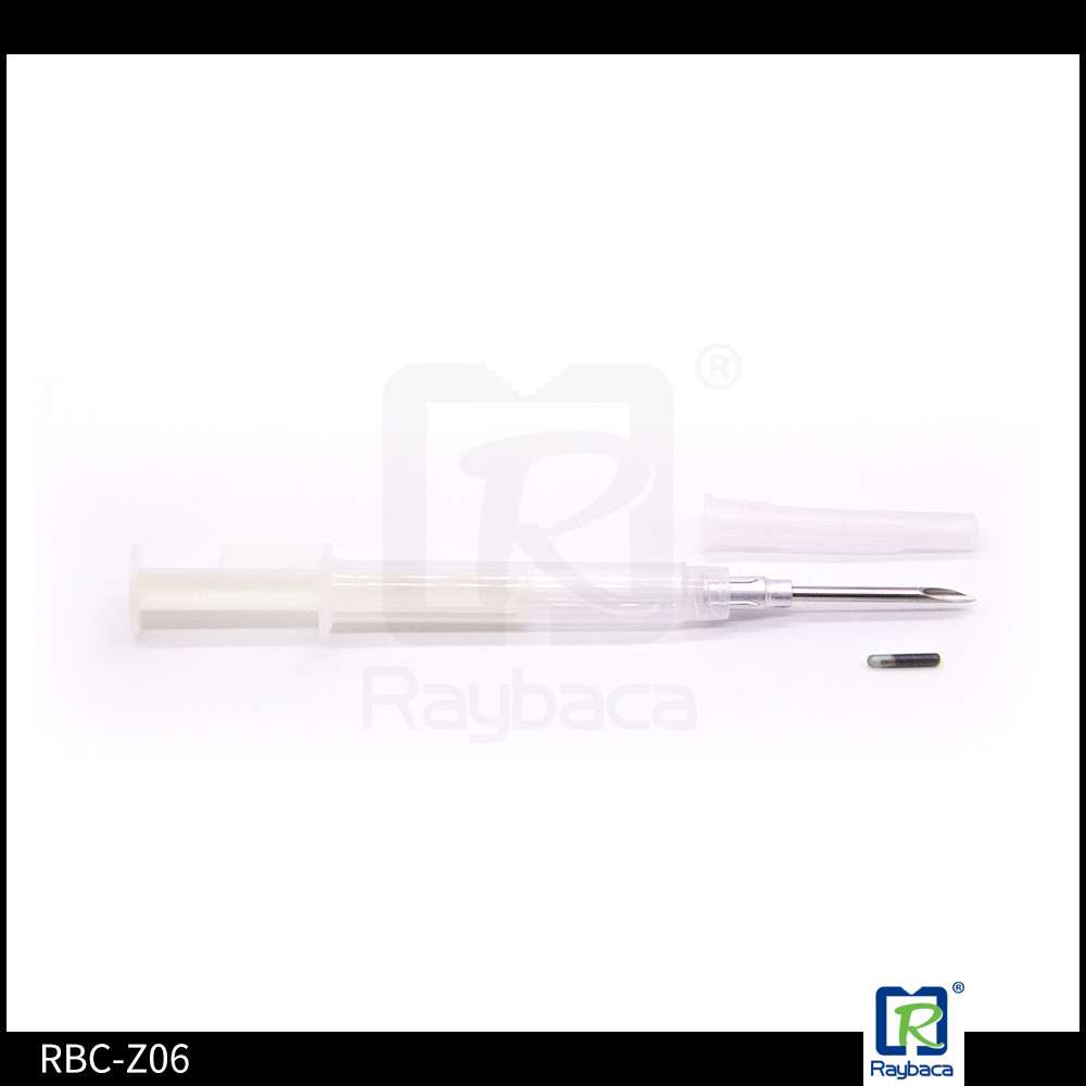 Zero Exclusion Rfid Syringe , Dog Tracker Implant animal identification Microchip Transponder