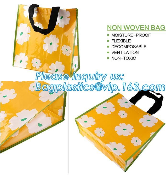 Custom Huge Luggage PP Woven Bag With Zipper Lock,PP Woven Shopping Bag,Factory customized cheap laminated pp woven shop