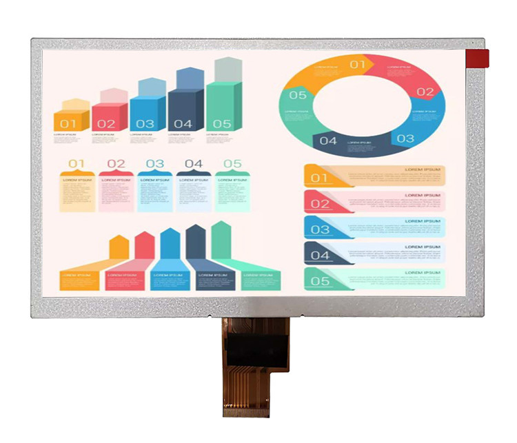 CE FCC ROHS Digital 5 Inch Capacitive Touch Screen Panel