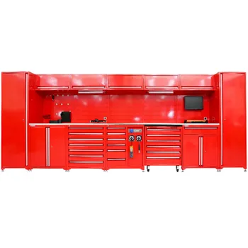LS-GA005 Customized 1.0mm 1.2mm 1.5mm Garage Metal Tool Cabinet with ODM Support