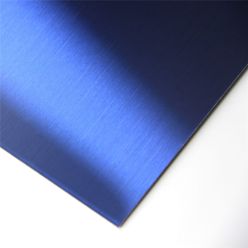 Hairline HL 304 Stainless Steel Decorative Sheet Rose Gold Blue Golden