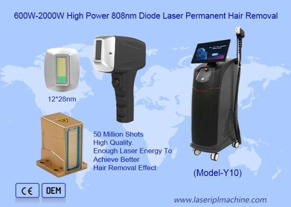 500W-1600W 4 Wavelengths for All Skin Color 808nm Diode Laser Hair Removal