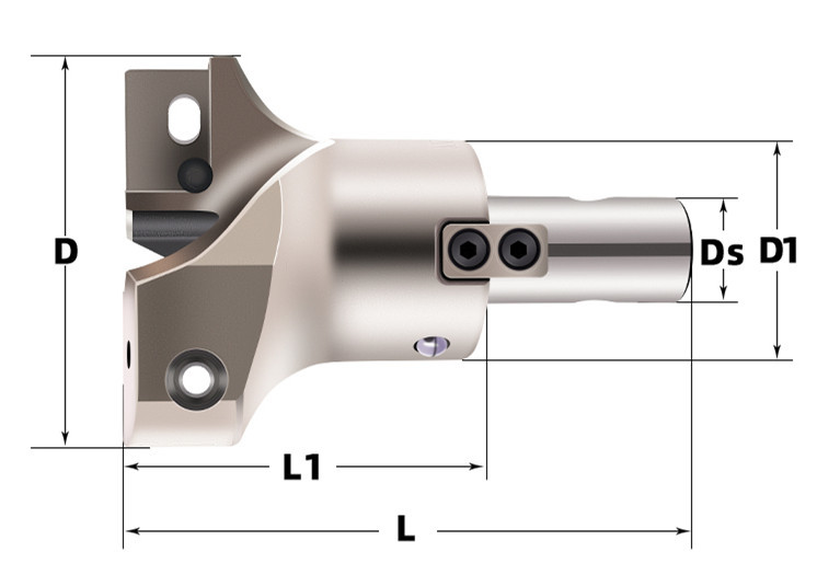 H13 Steel Die Steel Deep Hole Drill Bit MDD And VMD Drill 100mm Length