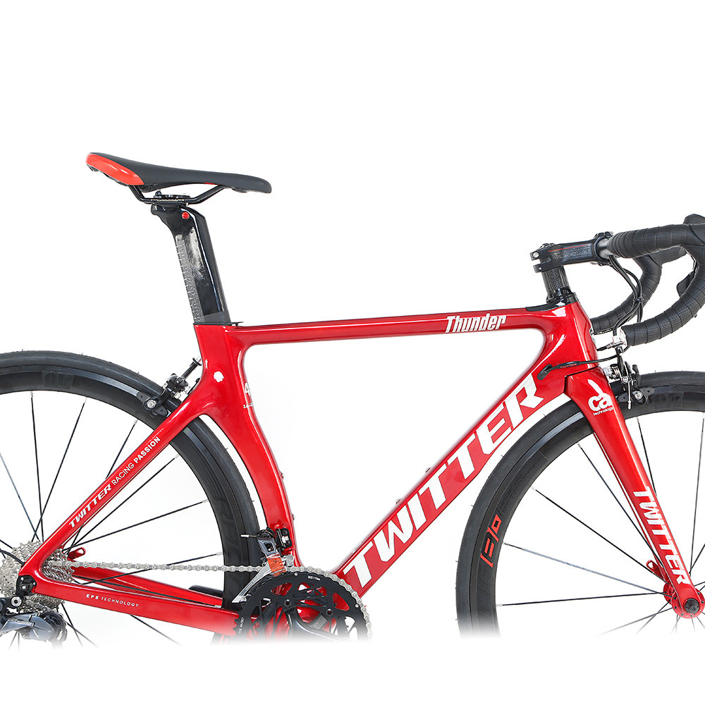 SHIMANO SORA R3000 Full Carbon Fiber Bike , Twitter Thunder Road Bike 8.6KG