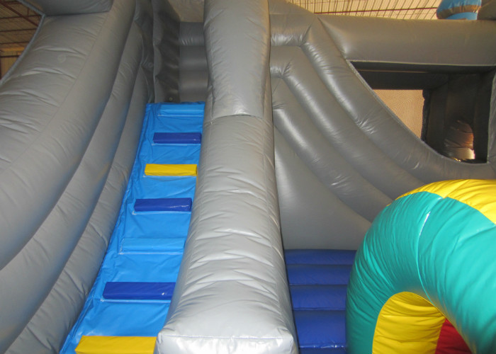 Dragon Design Inflatable Jump House Waterproof Digital Printing 6 X 6m For Amusement Park