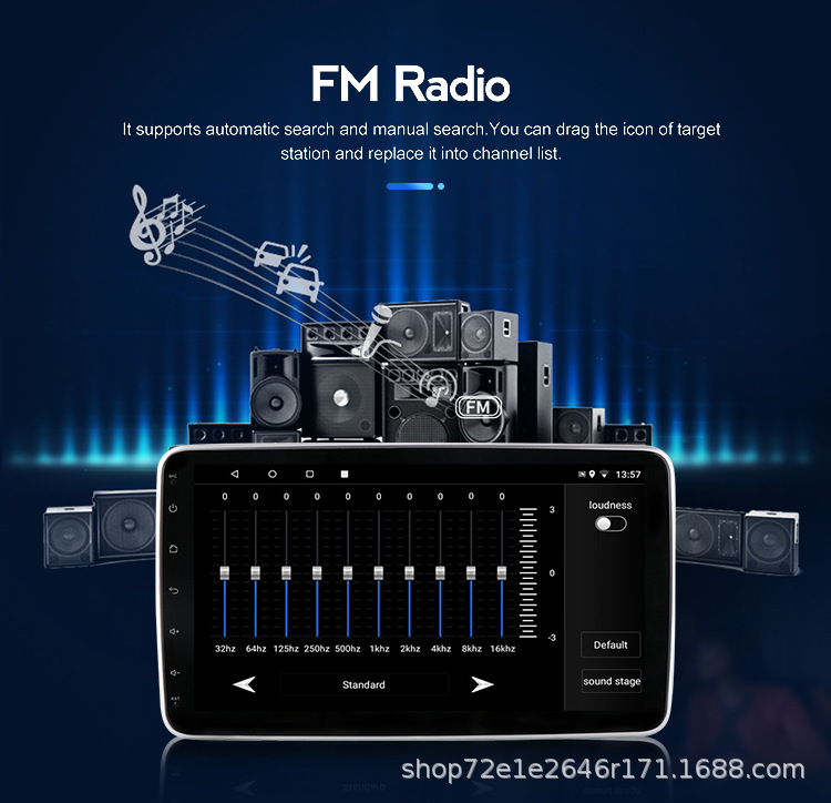 Universal 1 Din Car Radio Android 10inch Touch Screen Car Accessories Autoradio Stereo Car DVD Player Pantalla Para auto