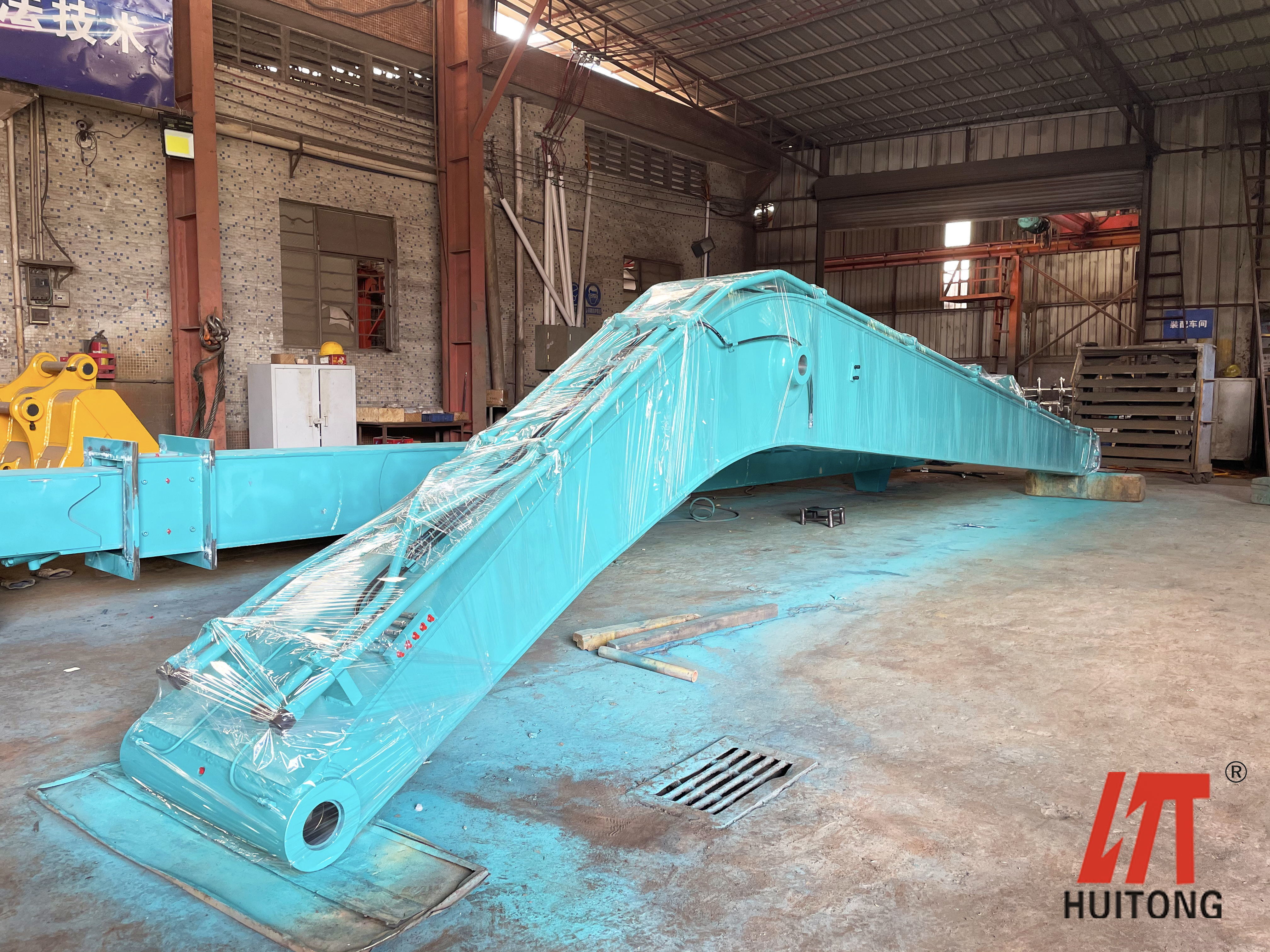 Yellow Excavator Long Reach Boom PC365 8220mm Extension