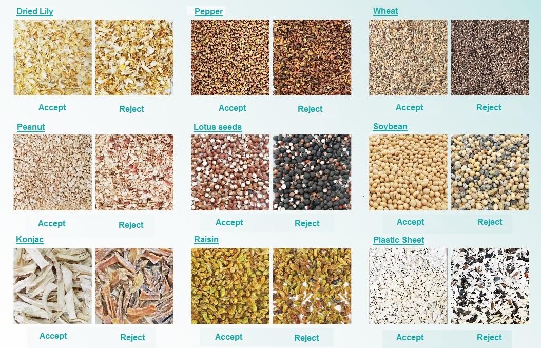 Agricultural Optical Kernel Grain Color Sorting Machine Wheat Color Sorter