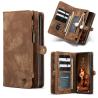 Buy cheap Luxurious Leather Zipper Magnetic Wallet Card Mobile Phone Case Samsung S22 Plus from wholesalers