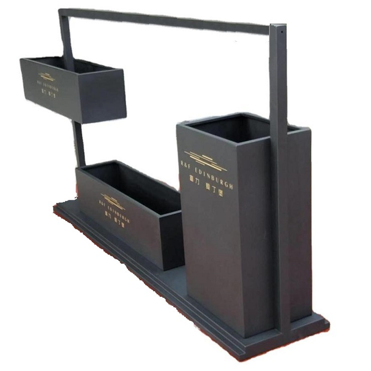 Factory Directly production large 3 tier garden metal planter box square