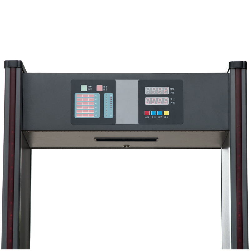 Door Frame Walk Through Body Scanners , Portable Security Metal Detector With LED Light