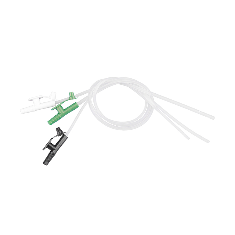 medical disposable supplies sputum suction tube ICU intensive critical care tube closed suction system catheter