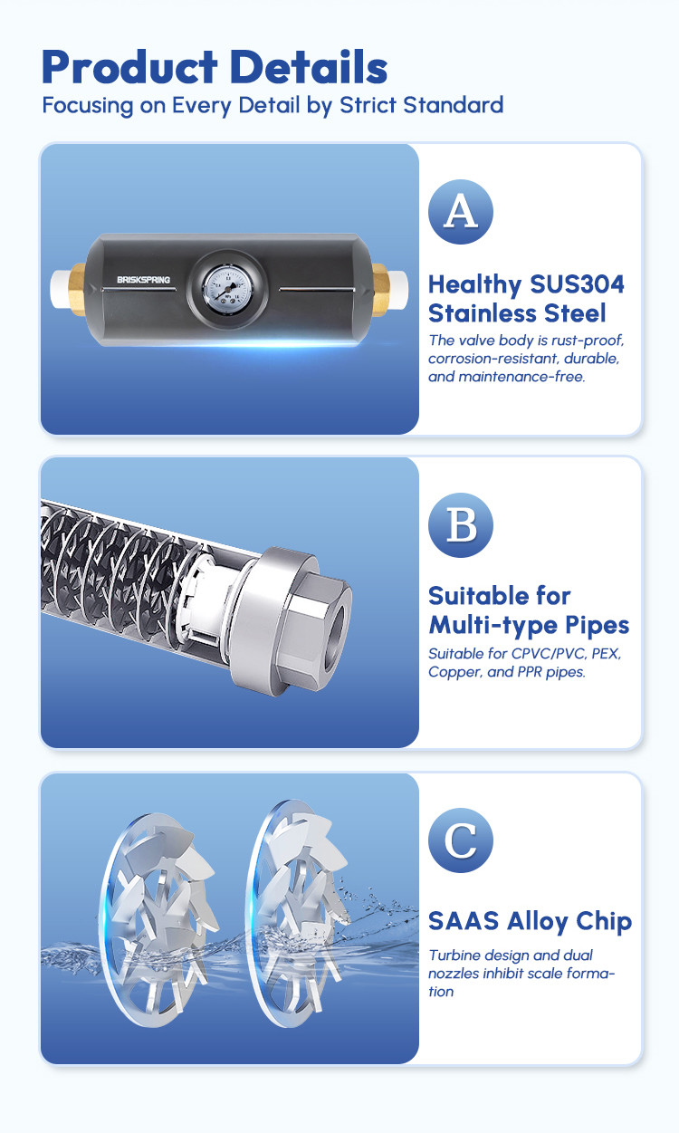 Compatible Remove Limescale Water Descaler Conditioner for Municiple & Well Water