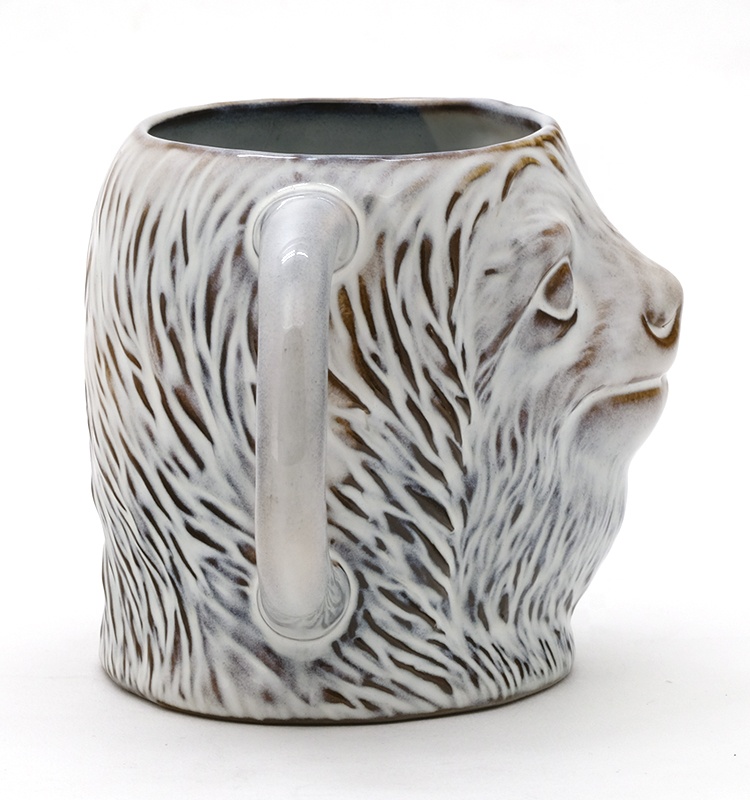 New product 2025 3d CUP animal decoration ceramic coffee 3D mug cup
