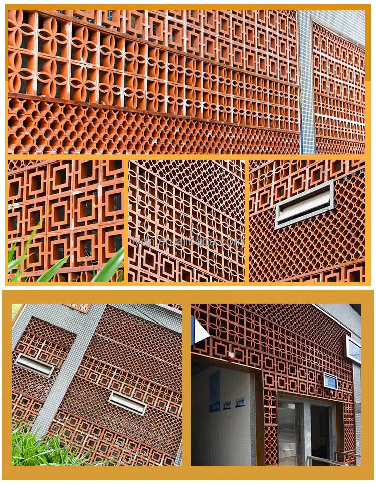 Cement Exterior Wall Blocks Decorative Sun Brick Artificial Hollow Bricks