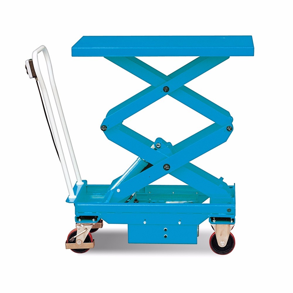 Vehicle Industrial Long Deck Mobile Scissor Lift Mobile Equipment 1100lbs 40"X20" Platform