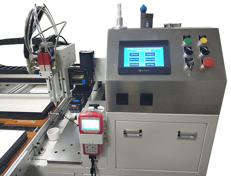 Circuit Board Automatic Glue Dispenser Static / Dynamic Mixing Mode