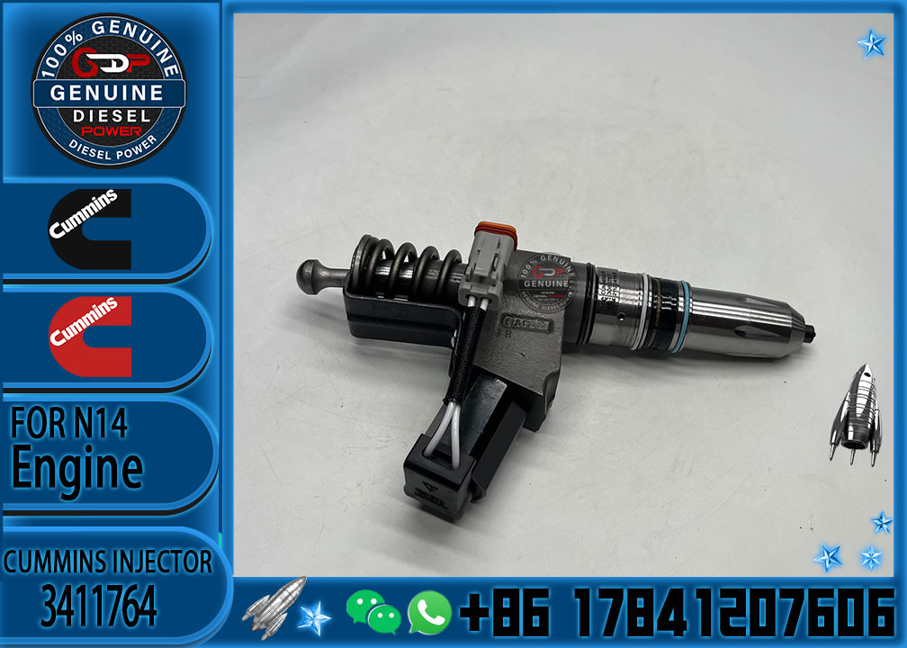N14 Diesel Engine Fuel Injector 3411767 3083662 For Cummins N14 Injector