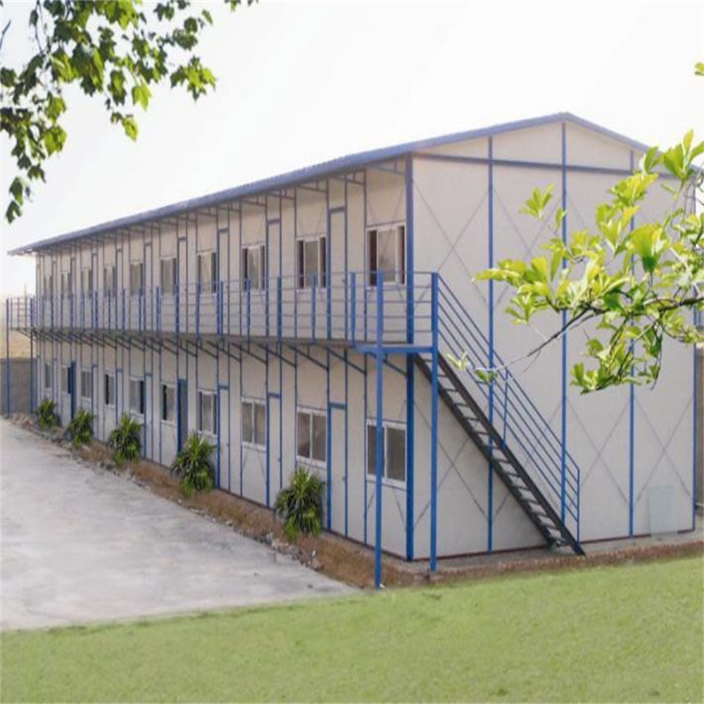 Modern K Type Light Steel Structure Prefab House With PVC Sliding Window
