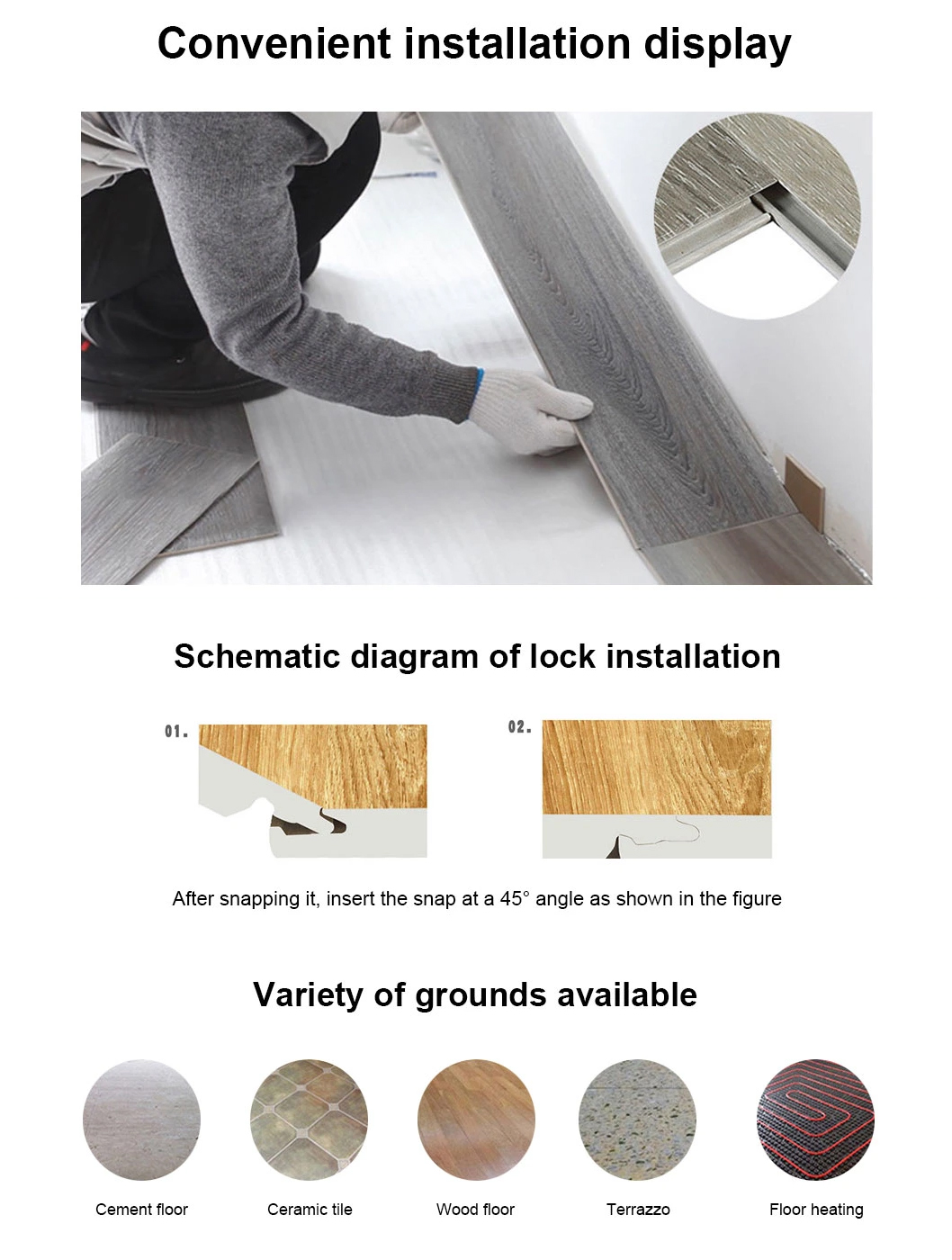 Indoor SPC Vinyl Flooring For Hotel Easy Install Carpet Design Commercial Woven Pattern