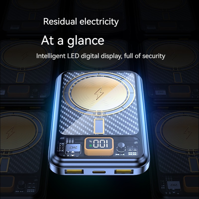 Customized Logo 15w Wireless Power Bank 10000mah Magnetic 22.5W For Iphone