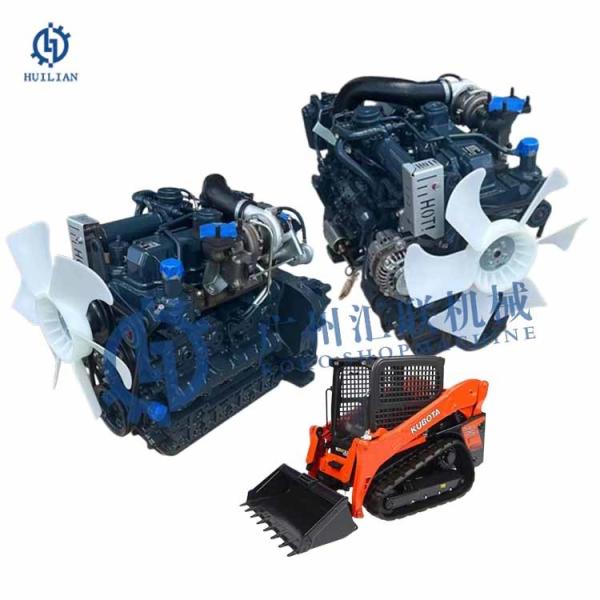 Quality Kubota V3307 Genuine Compact Track Loader Engine Motor V3307 Diesel Complete Engine For SVL75-2CH Skidsteer Loader for sale