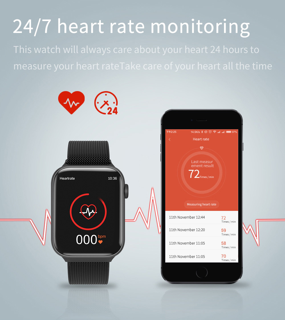 IWO K8 Blt Call Smartwatch 320*385 1.78 Inch IWO 12 Pro Max For IOS Android Phone Heart Rate Temperature Side Key Rotati