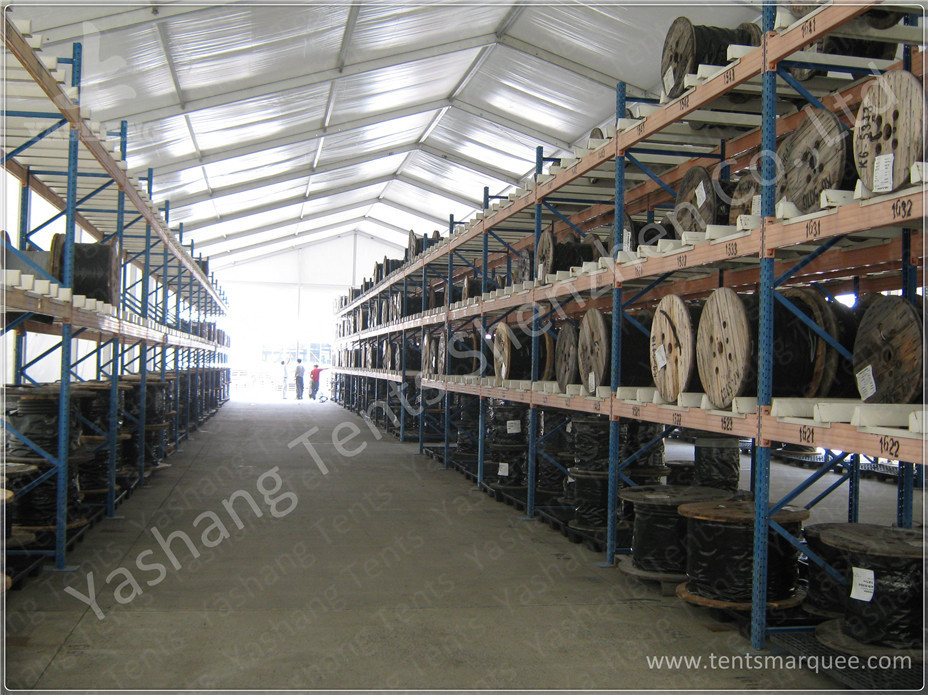 Industrial Storage Tents Buildings Temporary Warehouse Structures with UV Resistance