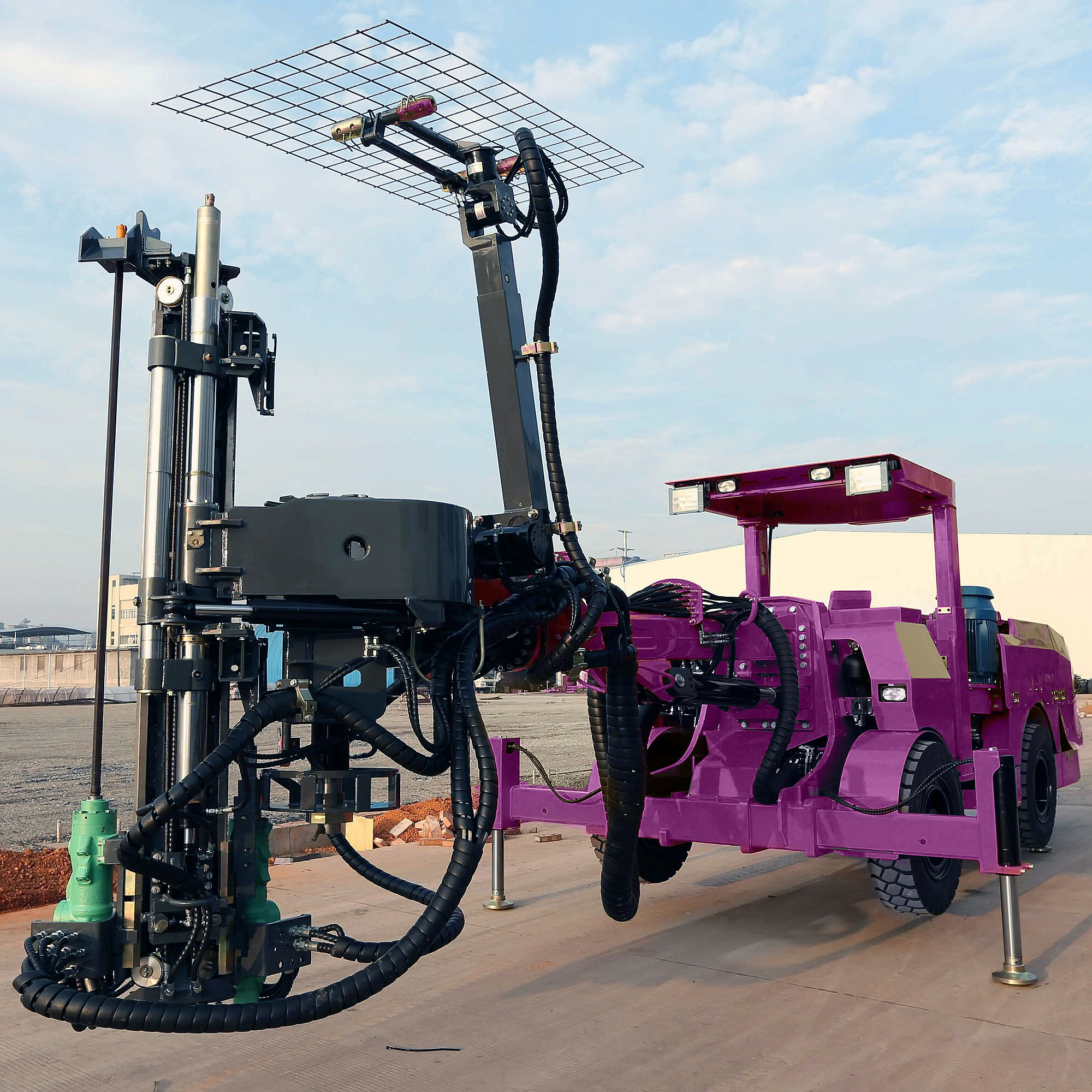 Hydraulic Drilling Rig Tunneling Rock Bolting Drilling Rig Jumbo Mining Drilling Equipment