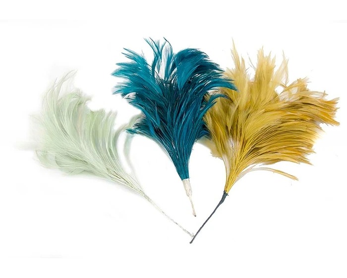 Chicken Feather Flower Mount with Wire Accessory and FEDEX Shipping Guaranteed