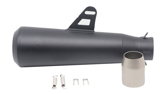Slip On 45 Steel Custom Motorcycle Mufflers , Colored 51mm Motorcycle Muffler