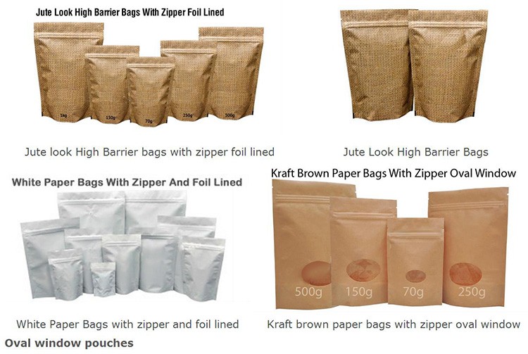 Custom printed reusable standing k bags for cookie chips