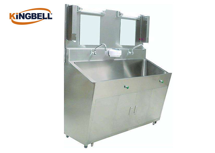 Infrared Sensing Medical Grade Stainless Steel Sinks , Luxury Stainless Steel Back Panel