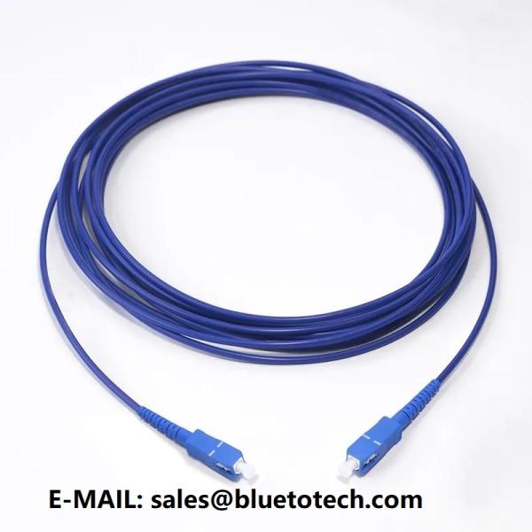 2mm Armored Fiber Optic Patch Cord SC/UPC To SC/UPC 3mm Fiber Optic Armroed