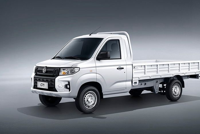 DFAC 1.5T 4X2 Flat Container Van Electric Cargo Truck with 2000x1440x370mm Cargo Size
