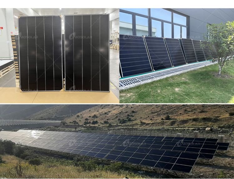 Anodized Aluminium Alloy Frame 410W Shingled Solar Panels Pv Module for Solar Roof Panel