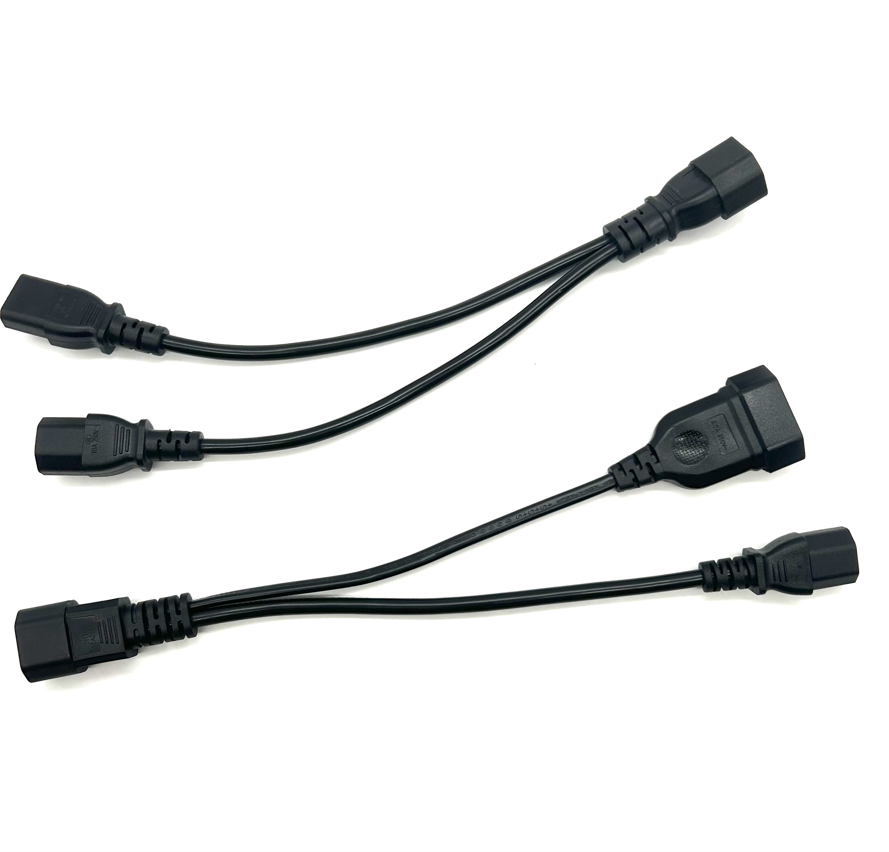 Customized Length Power Adapter With IEC C13 C14 C7 Splitter Cable