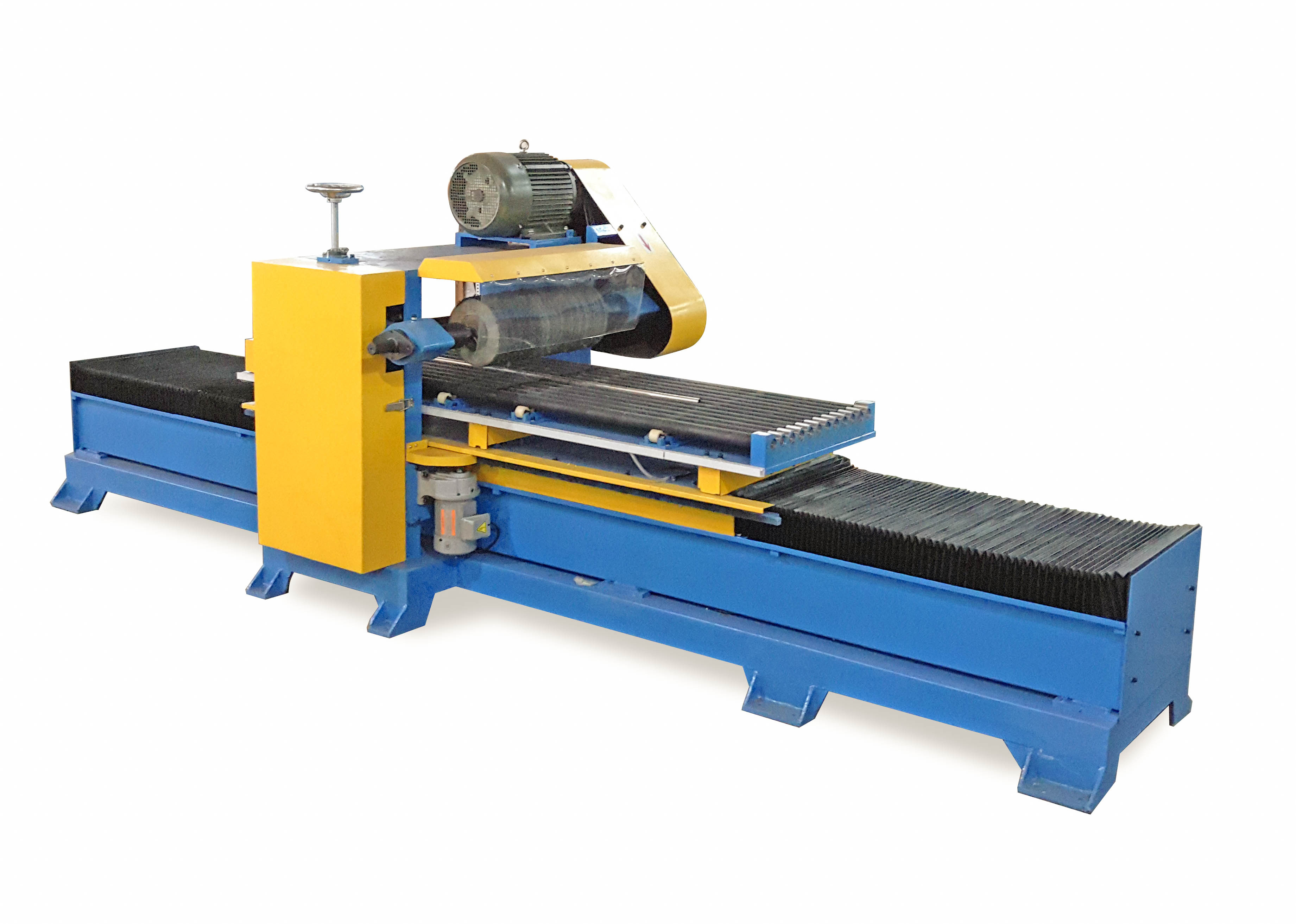 Rubber Roller Round Tube Polishing Machine 6 Meters Stroke Tube Automatic