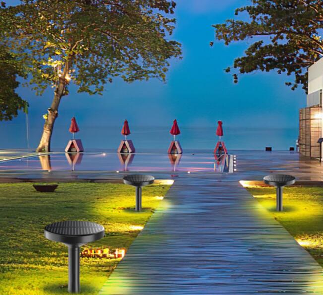 Die Cast Aluminum LED Solar Pathway Lights All In One IP65 Waterproof For Garden