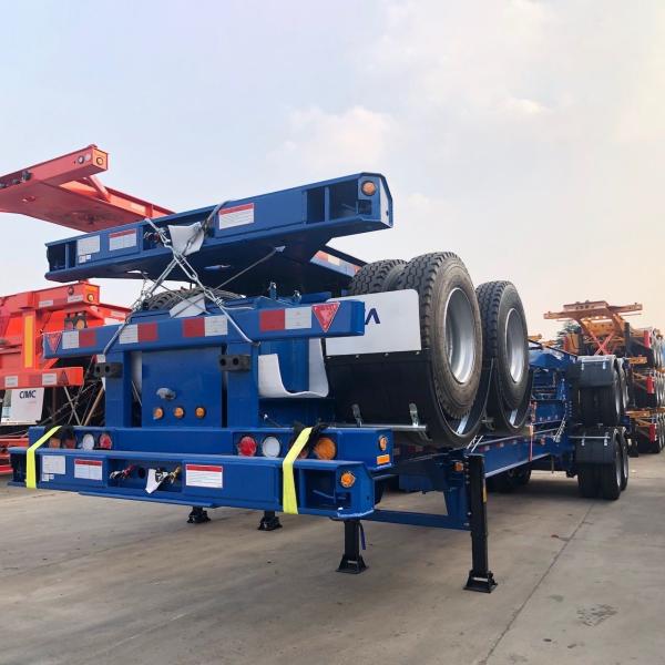 2 Axles ISO 35ton 40FT Intermodal Skeleton Trailer Skeletal Truck Semi Trailer