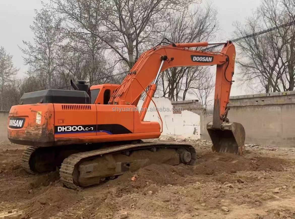 Used Doosan DX300LC Excavator with Original Hydraulic Cylinder 2001-4000 Working Hours