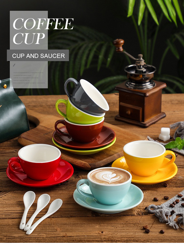 Drinkware Fashion Coffee Cups Ceramic Cappuccino Cups