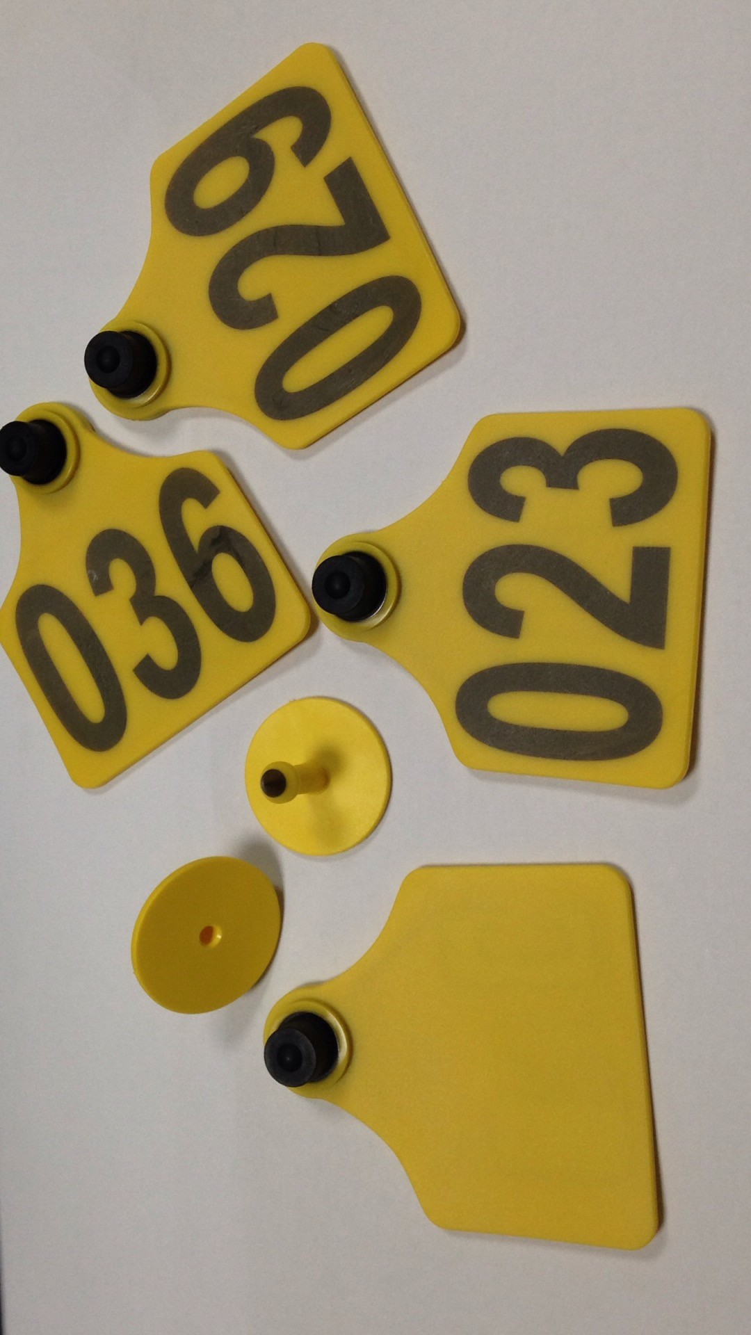 Animal ID Custom Ear Tags Livestock Identifications Waterproof Structure Design