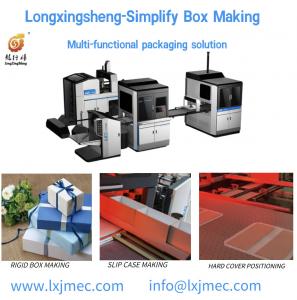  1246B Fully Automatic Rigid Box Set Up Box Folding Machine For Paper Lining, Manufactures