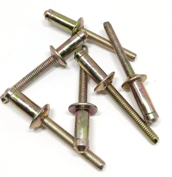 Uncoated Steel Structural Hemlock Domed Head Blind Pop Rivet for Aluminium Products