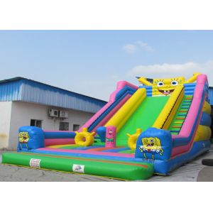 Spongebob Squarepants Lovely Huge Inflatable Slide Convenient Use