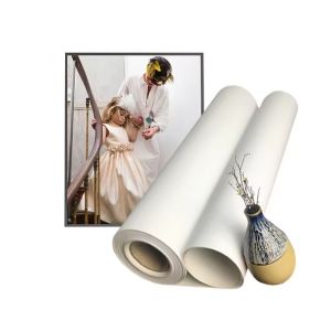 Eco-solvent Inkjet Printing 280gsm Matte Polyester Canvas Roll for Digital Printing