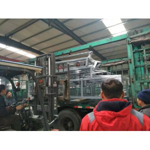 2m-4m width double wire feeding Fully Automatic Chain Link Fence Machine for